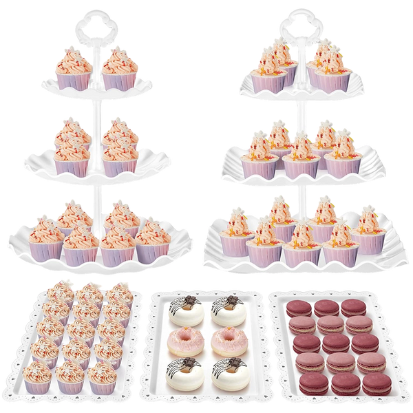 Sakerplus® Tiered Cake Stand Dessert Display Set