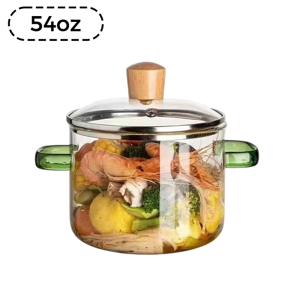 Sakerplus® Glass Simmer Pot For Quick Heating