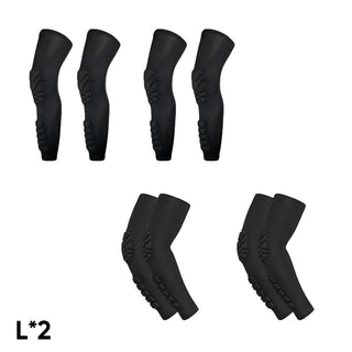 Sakerplus® Padded Knee Elbow Compression Sleeves