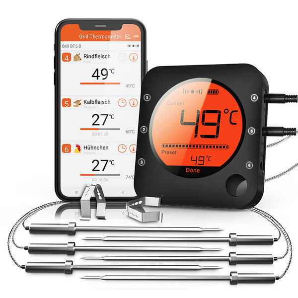 Sakerplus® Wireless Bluetooth Meat Thermometer
