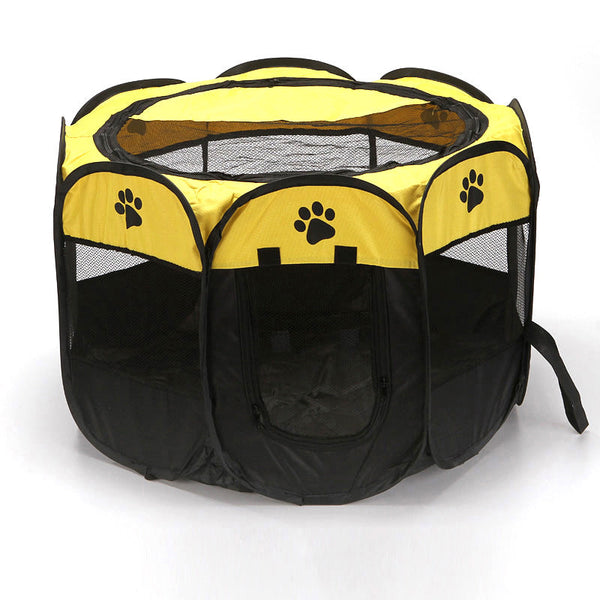 Sakerplus® Portable Foldable Octagonal Pet Playpen