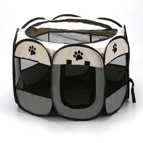 Sakerplus® Portable Foldable Octagonal Pet Playpen