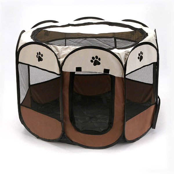 Sakerplus® Portable Foldable Octagonal Pet Playpen
