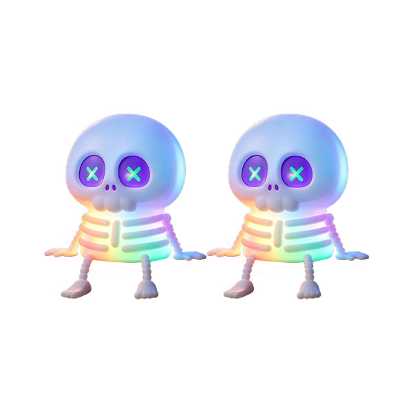 Sakerplus® Cute RGB Halloween Skeleton Night Light