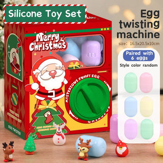 SAKER® Christmas Egg Twisting Machine Toy