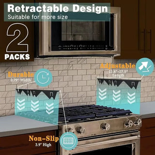 Sakerplus® Adjustable Stainless Steel Stove Gap Cover