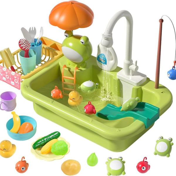 Sakerplus® Play Sink With Running Water