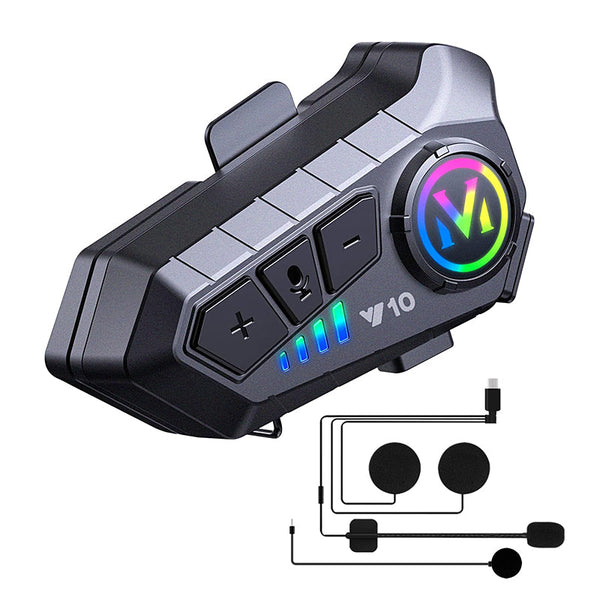 Sakerplus Motorcycle Bluetooth Helmet Headset
