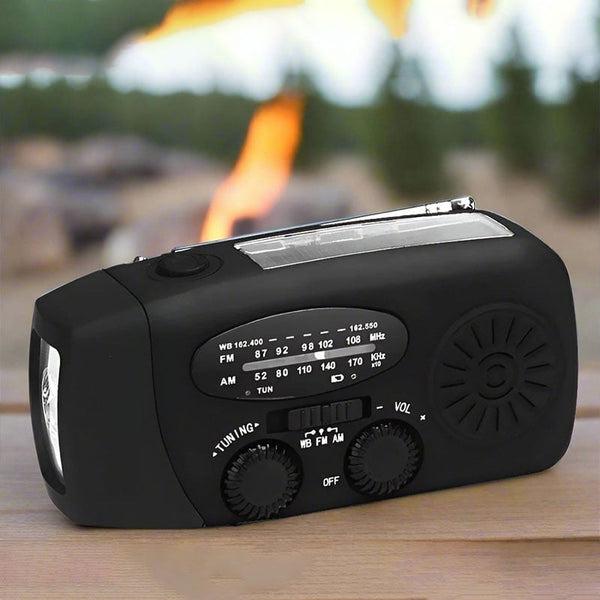 Sakerplus® Hand Crank Emergency Radio