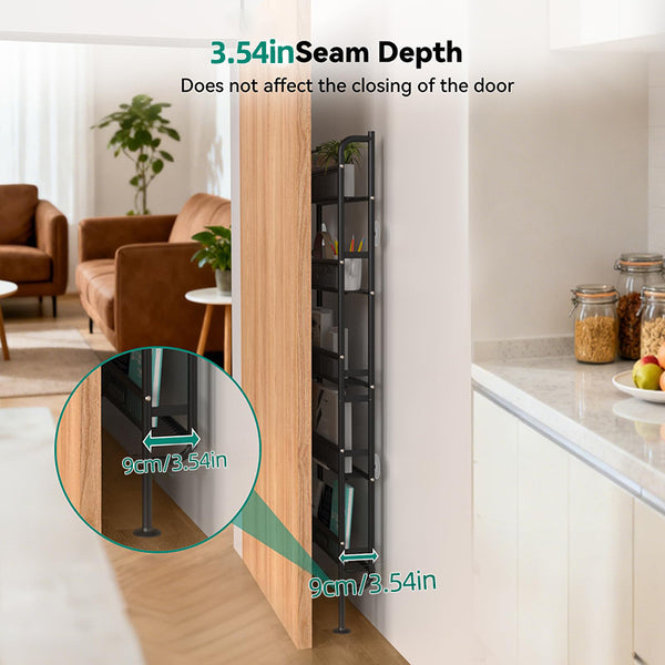 Sakerplus® Slim Behind Door Storage Rack Organizer