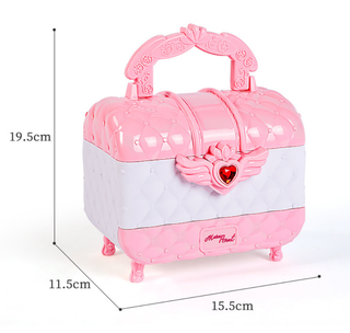 Play Makeup Kit For Kids｜57pcs Girls Cosmetic Set with Eyeshadow, Lipsticks, Blush, Nail Polishes, Brushes, Mirror, Makeup Sponges｜Safe, Non-Toxic, Water-Soluble Formula｜Perfect Birthday, Christmas, Easter Gift for Girls Age 3-12｜Pretend Play and Creative Fun｜Portable Makeup Case for Travel and Playtime｜Educational and Fun Activity for Little Princesses｜Durable, Easy-to-Clean, Child-Friendly Design｜Girls Makeup Kit Toys for Home and Party Play｜Encourages Imagination and Creativity