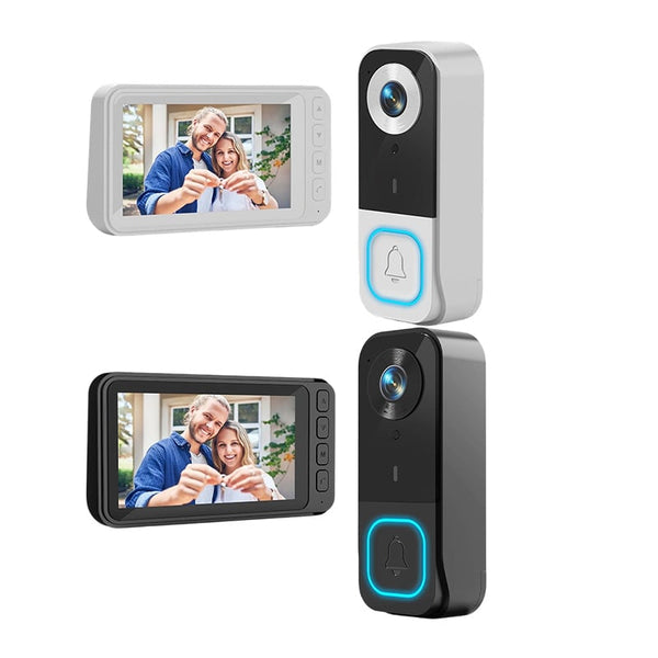 Sakerplus® Wireless Smart Video Doorbell Camera System