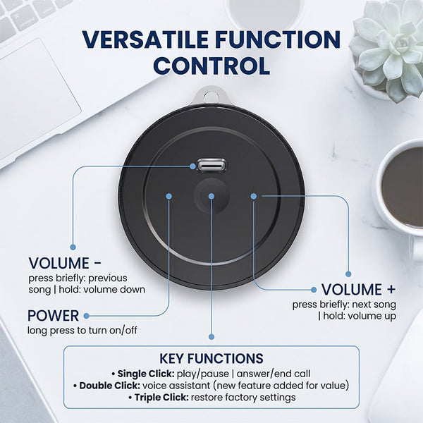 Sakerplus® Portable Magnetic Wireless Bluetooth Speaker