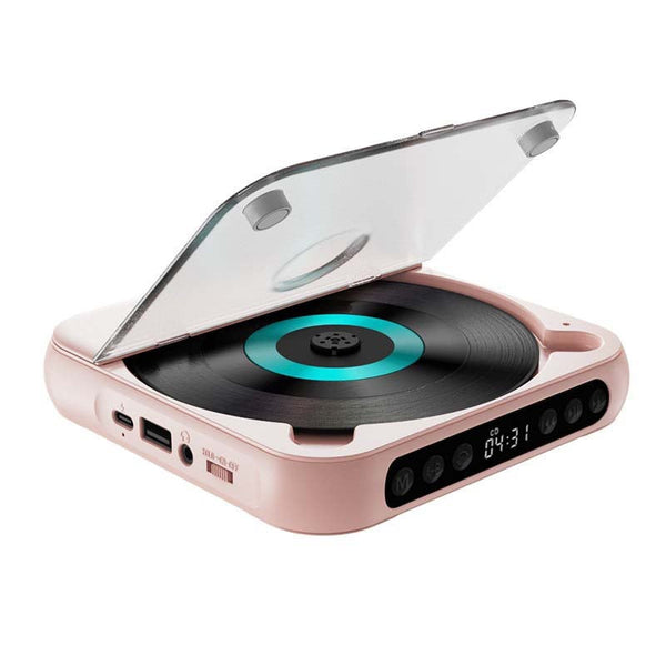 Sakerplus Portable Bluetooth-compatible CD Player