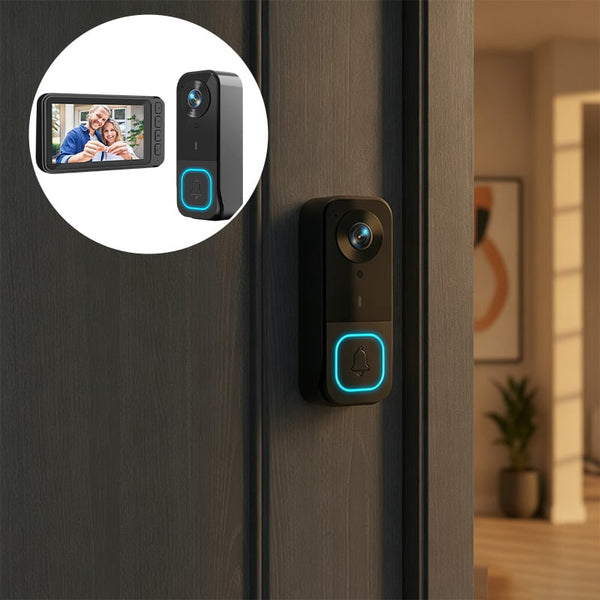 Sakerplus® Wireless Smart Video Doorbell Camera System
