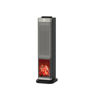 Sakerplus® Oscillating Electric Fireplace Tower Heater