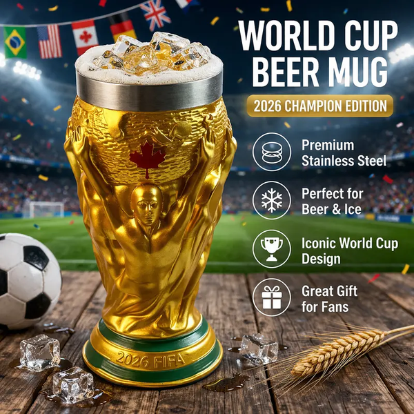 Sakerplus® Summer Soccer Trophy Cup Collectible