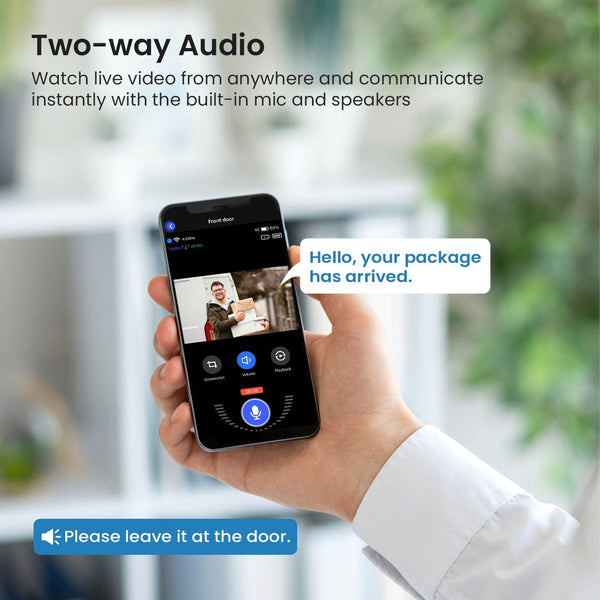 Saker 1080P Wireless Doorbell Video Camera