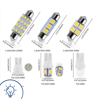 Sakerplus® Interior LED Dome Light Upgrade