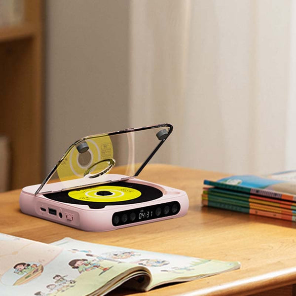 Sakerplus Portable Bluetooth-compatible CD Player