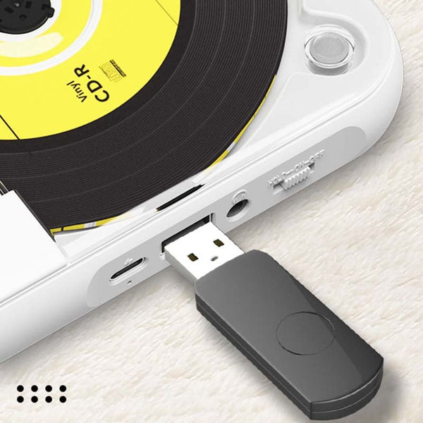Sakerplus Portable Bluetooth-compatible CD Player