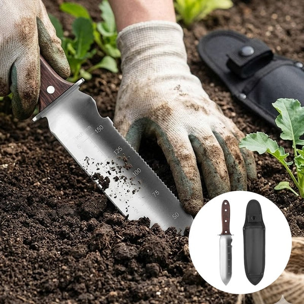 Sakerplus® Hori Hori Soil Knife for Gardening
