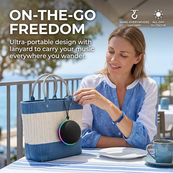 Sakerplus® Portable Magnetic Wireless Bluetooth Speaker