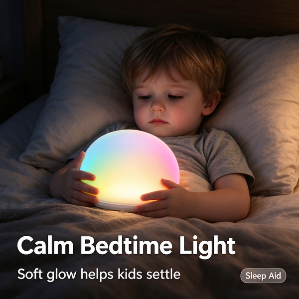 Sakerplus® Squishy Egg Multicolor Tap Night Light