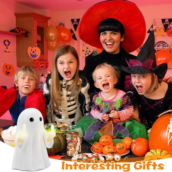 Sakerplus® Cute Ghost Night Light with Middle Finger Gesture