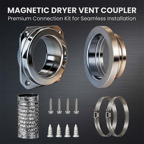 Sakerplus® Magnetic Dryer Vent Connector Kit