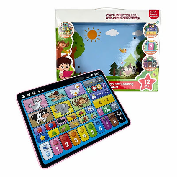 Sakerplus® Trilingual Interactive Learning Tablet Toy For Toddlers