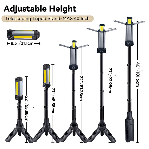Sakerplus® Upgraded Portable Camping Light with Bracket