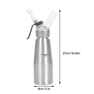Sakerplus® Whipped Cream Dispenser Aluminum Professional