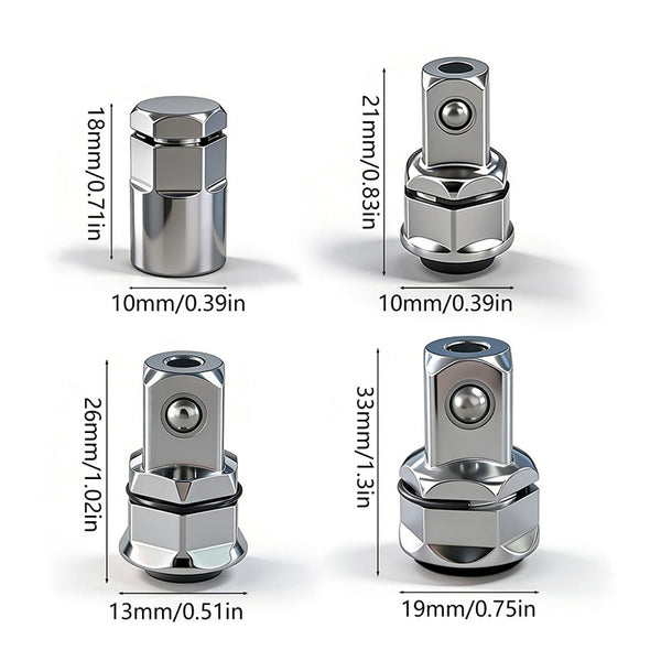 Sakerplus® Ratchet Wrench Socket Adapter Set