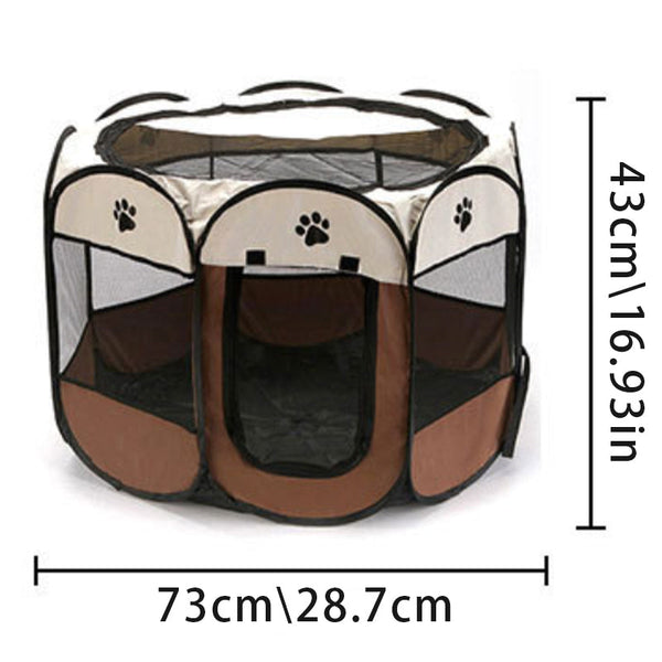 Sakerplus® Portable Foldable Octagonal Pet Playpen
