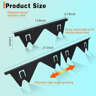 Sakerplus® Adjustable Stainless Steel Stove Gap Cover