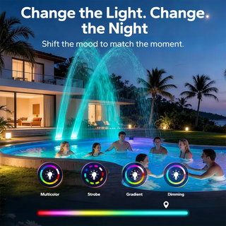 Sakerplus® Solar Pool Fountain With Lights