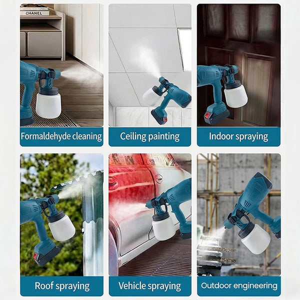 Sakerplus® Cordless HVLP Paint Sprayer For Home