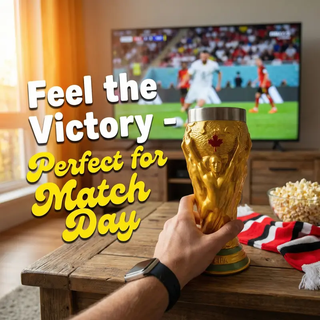 Sakerplus® Summer Soccer Trophy Cup Collectible