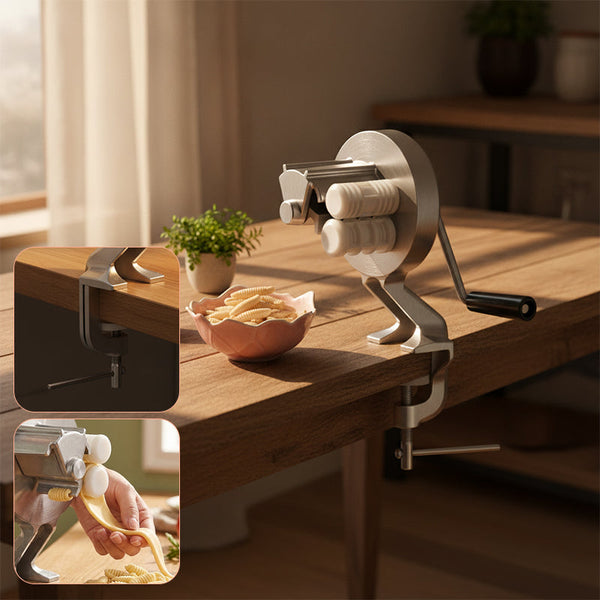 Sakerplus® Hand Crank Cavatelli Pasta Maker
