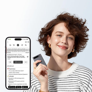 Sakerplus AI Voice Activated Recorder With Translation