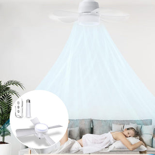 Sakerplus Ceiling Fan Light With Remote Control