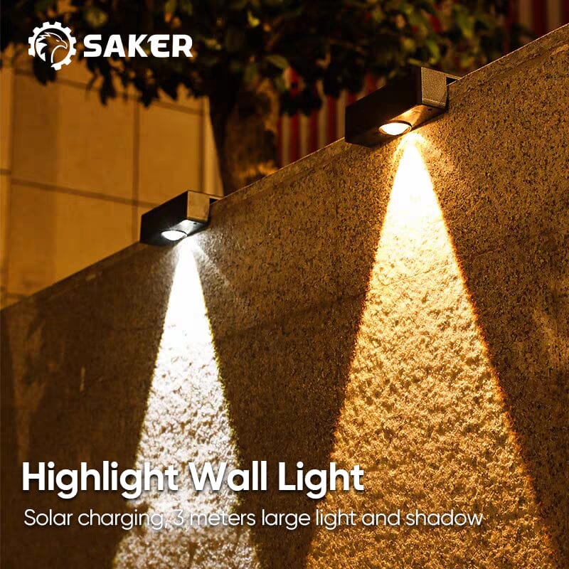 SAKER® Bright Wall Light Solar