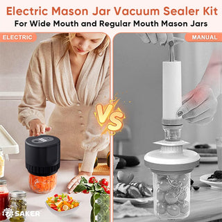 SAKER® Electric Vacuum Sealer For Mason Jars