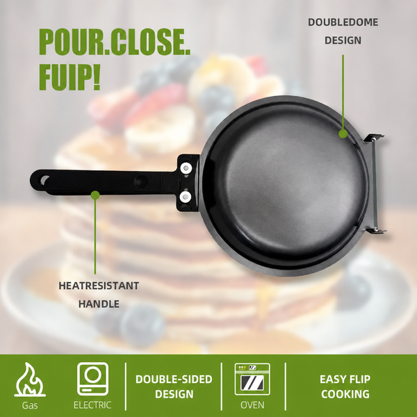 Sakerplus® Flip Jack Double-Sided Pancake Frying Pan