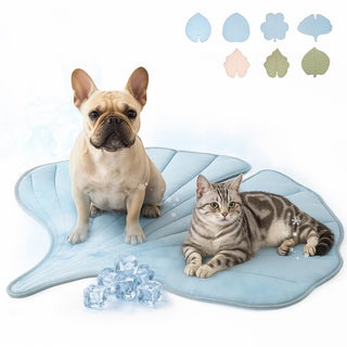 Sakerplus Leaf Shaped Dog Cooling Mat