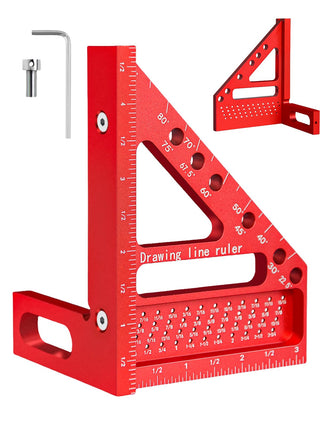 Sakerplus 3D Multi Angle Carpenter Square Ruler