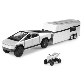 Sakerplus® Truck And RV Trailer Toy Set