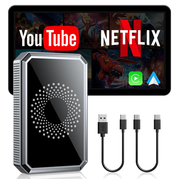 Sakerplus® Wireless CarPlay Adapter Video Box
