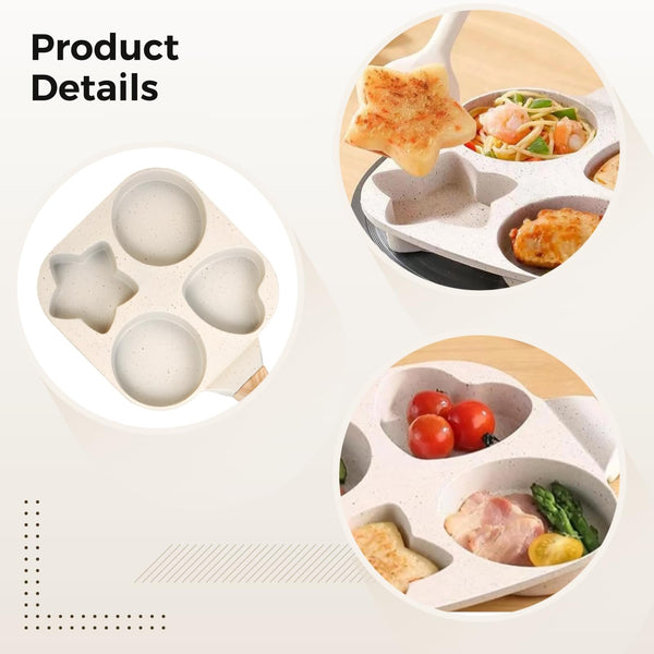 Sakerplus® Egg Pan Four Hole Breakfast Skillet